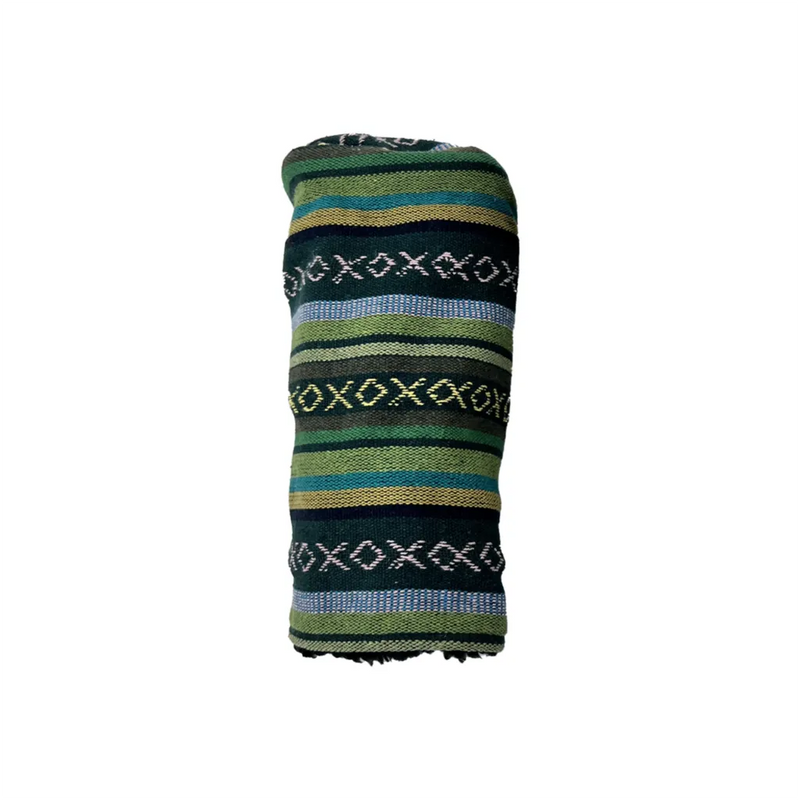 Sunfish: Hand-Woven Barrel Headcovers Set - Evergreen