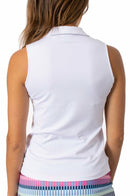 Golftini: Women's Sleeveless Fabulous Polo - White Clothing