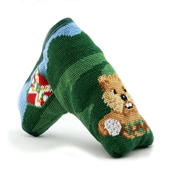 Smathers & Branson: Putter Headcover -  Gopher Golf Needlepoint
