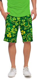 Loudmouth Golf: Men's StretchTech Shorts - Field of Clover
