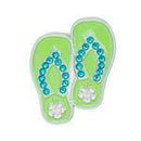 Bonjoc: Ball Marker & Hat Clip - Green Flip Flops