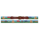 Smathers & Branson: Belt - Gopher Golf Needlepoint Belt