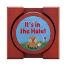 Smathers & Branson: Coaster Set - Gopher Golf Needlepoint