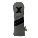Sunfish: DuraLeather Headcovers Set - Gray and Black (DR, FW, HB, or Set)