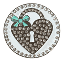 Abigale Lynn Ball Marker - Heart Locket
