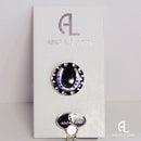 Abigale Lynn Ball Marker & Hat Clip - Blue Horseshoe - SALE