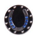 Abigale Lynn Ball Marker & Hat Clip - Blue Horseshoe - SALE