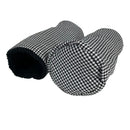 Sunfish: Tartan Headcover - Black + White Houndstooth