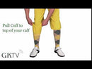 Golf Knickers: Mens 'Par 4' Cotton/Ramie Golf Knickers - Yellow Clothing