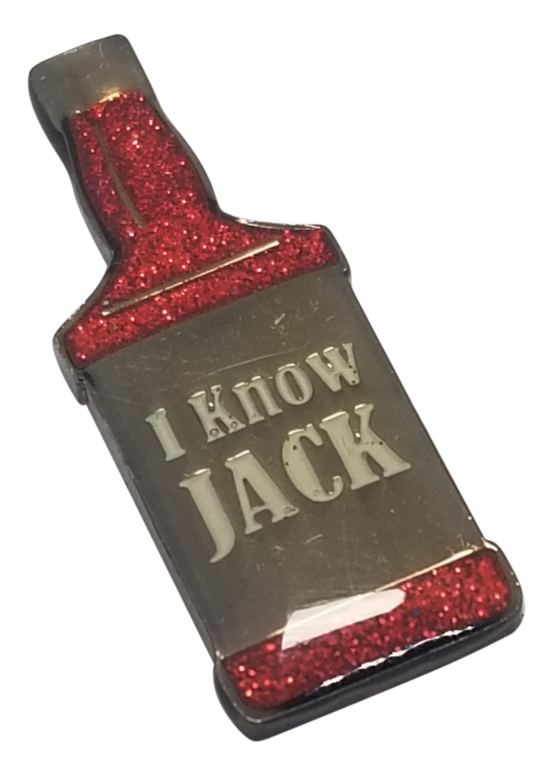 ReadyGolf: I Know Jack Ball Marker & Hat Clip with Crystals