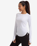 BloqUV: Women's UPF 50 Drawstring Crew (2006) - White Clothing