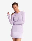 BloqUV: Women's UPF 50 Hoodie Dress (2009) - Lavender Clothing