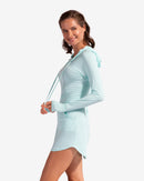 BloqUV: Women's UPF 50 Hoodie Dress (2009) - Mint Clothing