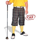 Golf Knickers: Mens 'Par 5' Limited Microfiber Golf Knickers & Cap - Lafayette Clothing