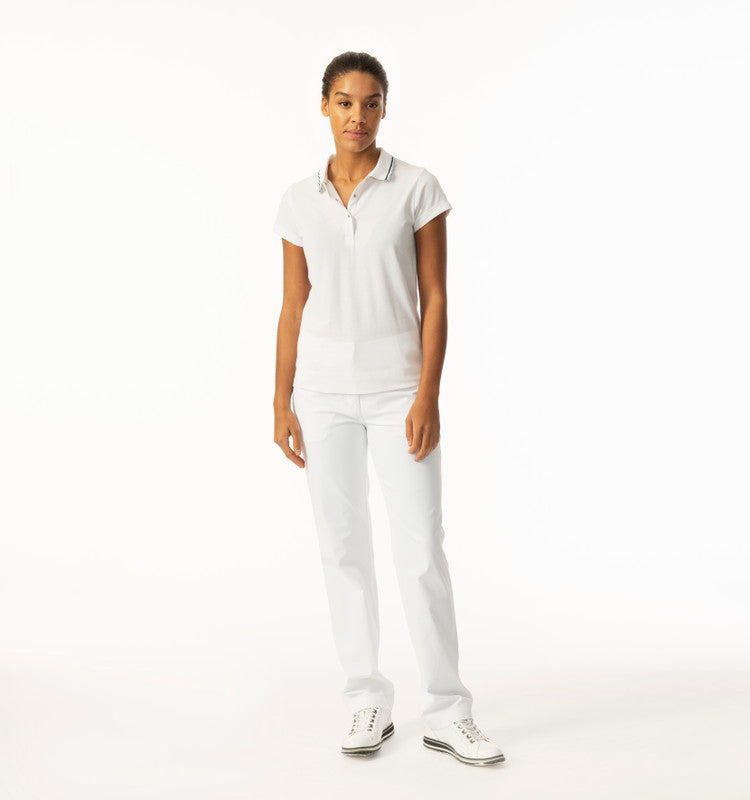 Daily Sports: Women's Candy Polo Shirt - White