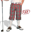 Golf Knickers: Mens 'Par 5' Limited Microfiber Golf Knickers & Cap - Highland Clothing
