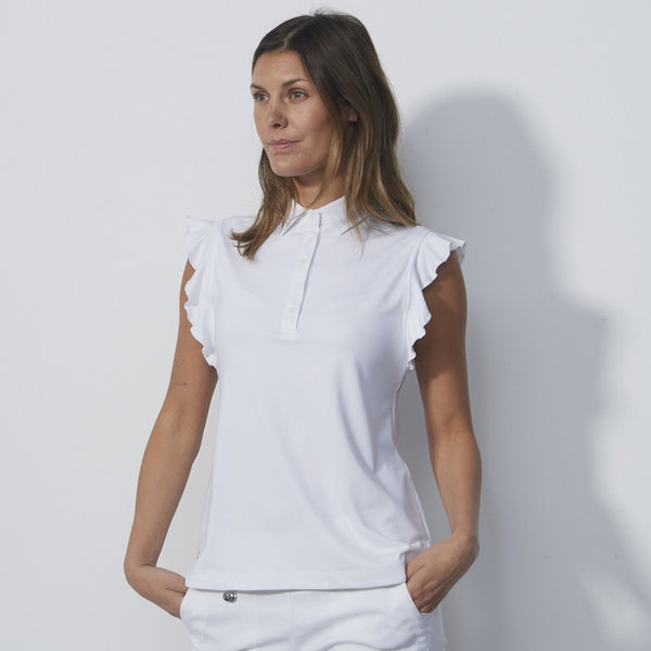 Daily Sports: Women's Peillon Sleeveless Polo - White