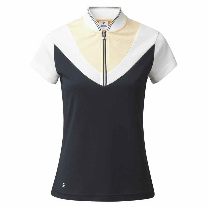 Daily Sports: Women's Torcy Cap Sleeve Polo - Navy