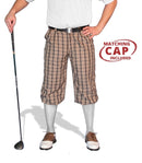 Golf Knickers: Mens 'Par 5' Limited Microfiber Golf Knickers & Cap - Blackburn Clothing