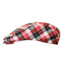 red, navy, white plaid golf knicker