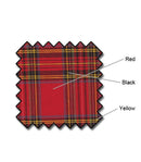 Golf Knickers: Mens 'Par 5' Cotton/Ramie Plaid Golf Trousers -Royal Stewart Clothing