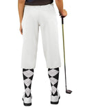 white golf knickers