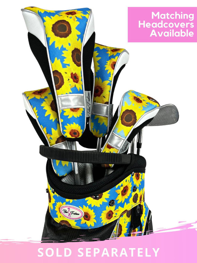 Taboo Fashions: Ladies Monaco Premium Lightweight Cart Bag - Sultry Sunflowers
