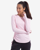 BloqUV: Women's UPF 50 Drawstring Crew (2006) - Tickle Me Pink Clothing