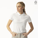 Daily Sports: Women's Peoria Short Sleeve Polo - White Clothing