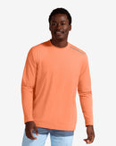 BloqUV: Men's UPF 50 Long Sleeve Jet Tee (12002) - Tangerine Clothing
