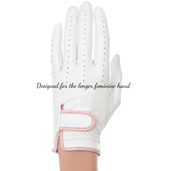 Nailed Golf: Premium Elongated Golf Gloves - Blush
