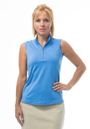 SanSoleil: Ladies UPF 50 Sunglow Sleeveless Mock - 900439 Clothing