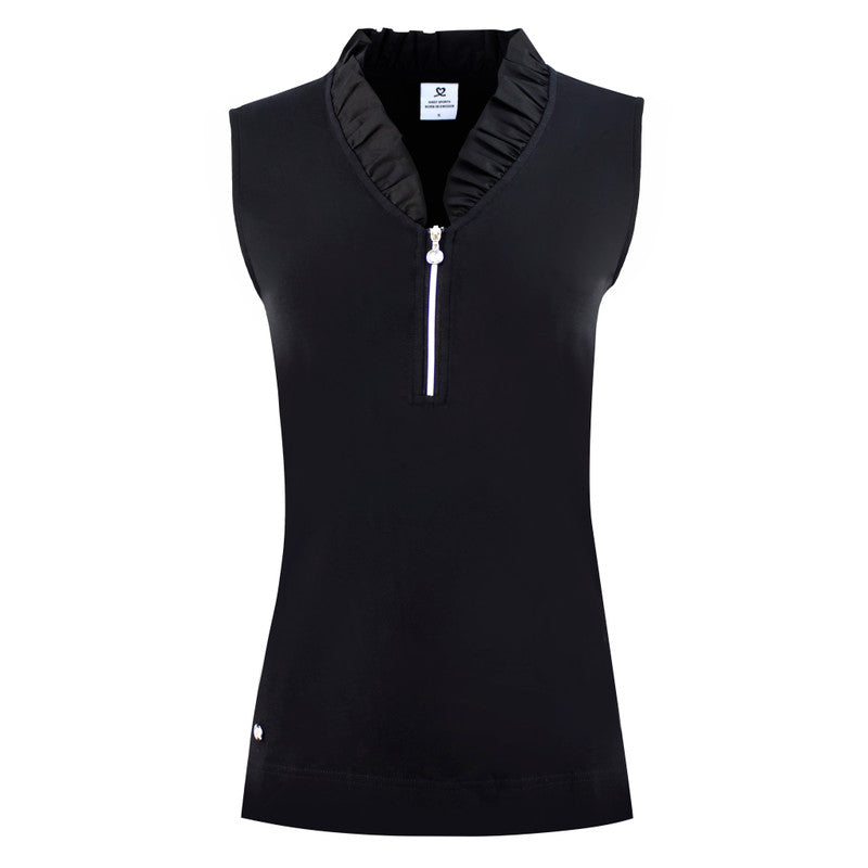 Daily Sports: Women's Patrice Sleeveless Polo - Black