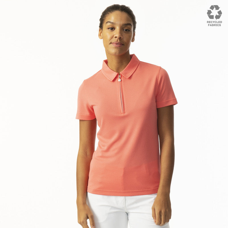 Daily Sports: Women's Peoria Short Sleeve Polo - Coral