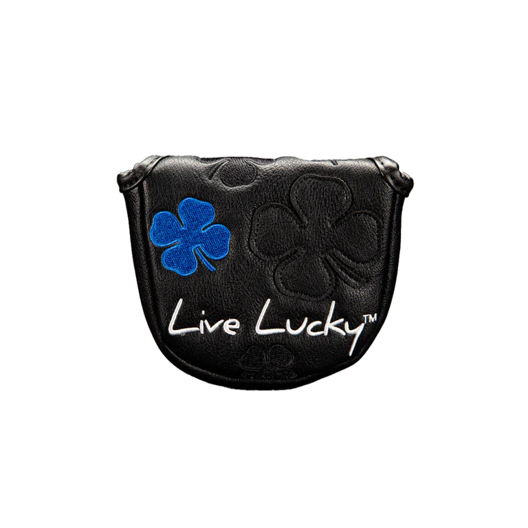CMC Design: Mallet Putter Cover - Live Lucky Black and Blue