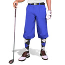 Golf Knickers: Mens 'Par 4' Cotton/Ramie Golf Knickers - Royal Clothing