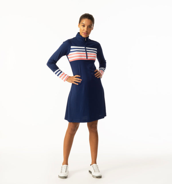 Daily Sports: Women's Anja Long Sleeve  Dress - Spectrum Navy