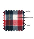 red, navy, white plaid golf knicker