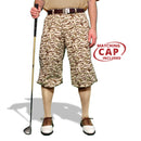 Golf Knickers: Mens Camo Golf Knickers & Cap - Desert Camo Clothing