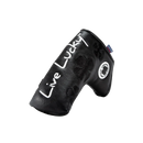 Black Clover Live Lucky Blade Putter Cover - Live Lucky Black and Blue Golf