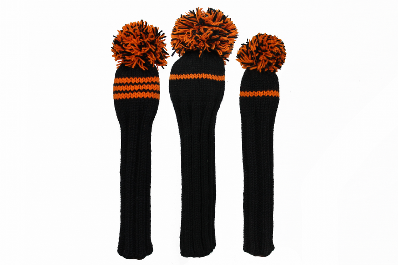 Black and Orange Headcover Set