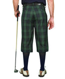 green and navy plaid golf knicker