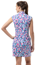 SanSoleil: Ladies UPF 50 SolStyle Cool ICE Sleeveless Zip Mock Dress - 900722I Clothing