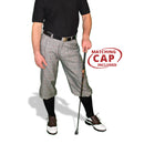 black, white, red plaid golf knickers