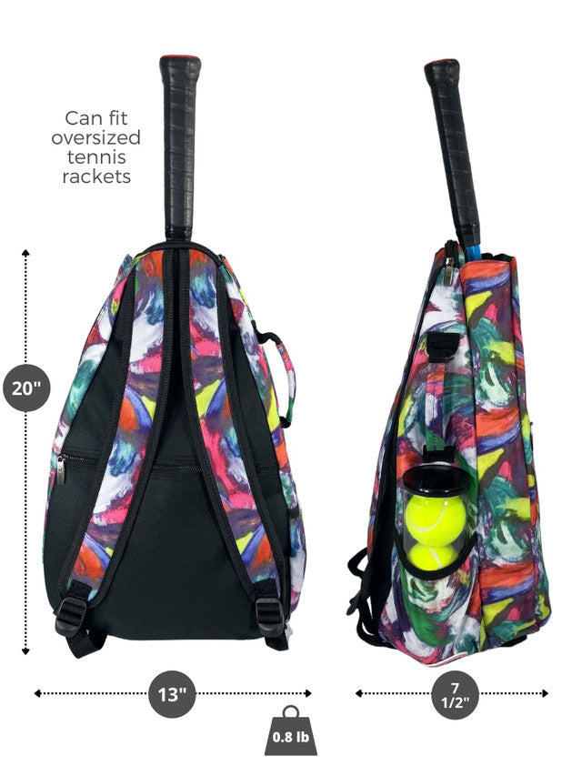 Taboo Fashions: Ladies Premium Tennis Backpack - Rembrandt