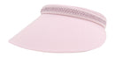 Dolly Mama: Ladies Kaitlyn Clip on Crystal Visor Hats