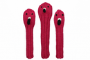 Sunfish: Hand-Knit Wool Animal Headcover Set (Driver, Fairway, & Hybrid) Golf Club Headcovers