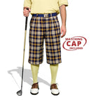 Golf Knickers: Mens 'Par 5' Limited Microfiber Golf Knicker- Malta Clothing