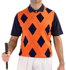 Golf Knickers: Men's Argyle Sweater Vest - Mens OR/NY Clothing