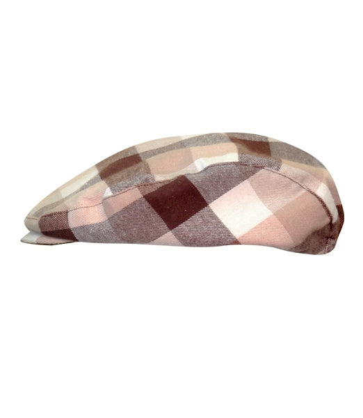 brown, white, khaki plaid golf knickers